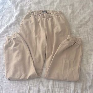 Brandy melville cream sweatpants